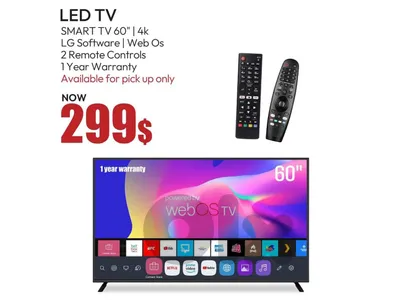 tv 60 inch smart webos