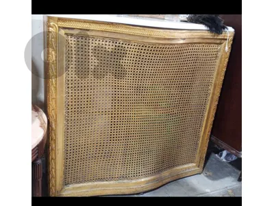 كونسول خيزران مع رخامه