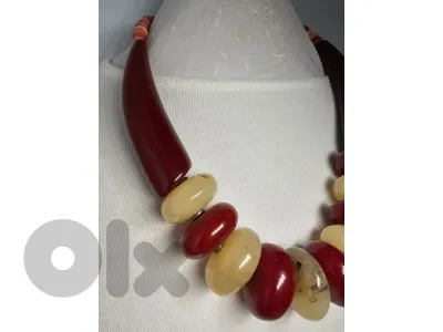 50$ vintage bakelite/catalin chunky necklace 117 g 50$ vintage bakelite/catalin chunky necklace 117 g