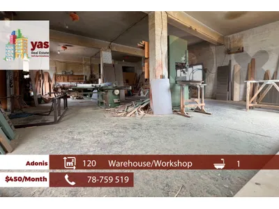 Adonis 120m2 | Equipped Workshop | Rent | Active Street | RH