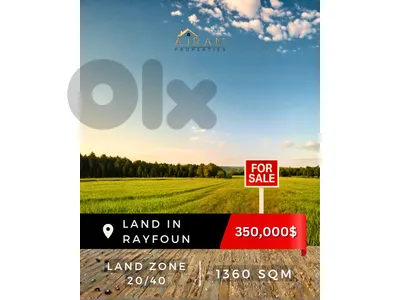 Rayfoun | 1360 sqm | Panoramic View