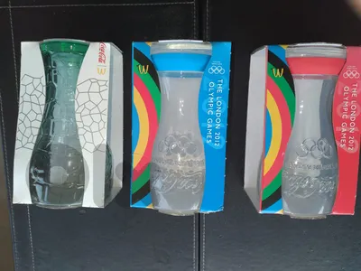 Coca Cola collectible Olympic glasses 2012-2013