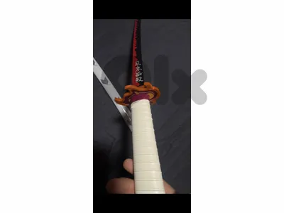 rengoku katana 100cm demon slayer sword metal zinc
