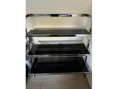 Chrome 3 layer shelf, mannequin, clothes stand