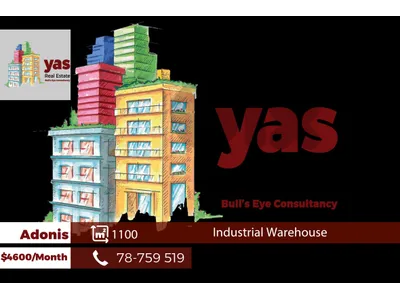 Adonis 1100m2 | Industrial Warehouse | Rent | Prime Location | EH/RH