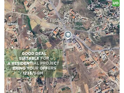 1760 m² plot of land in Dhour,Zahle,ideal for residential REF#UO122177