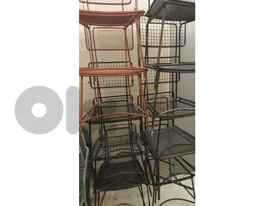 Industrial Metal Bar Stools – Excellent Condition