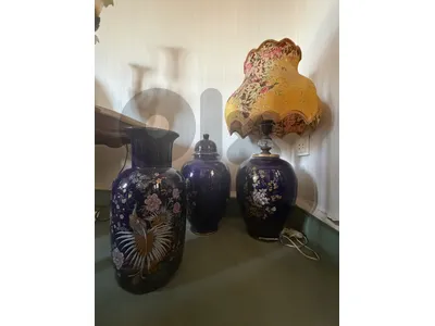 vase and lamp