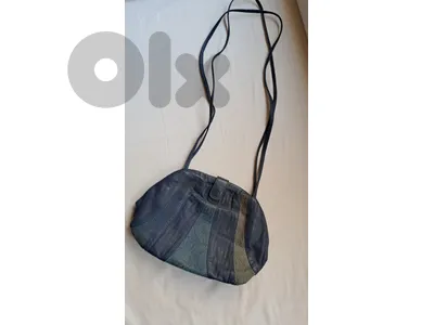 Vintage leather clutch bag