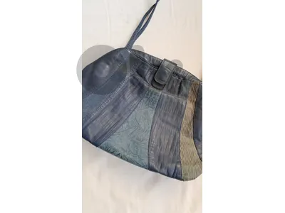 Vintage leather clutch bag