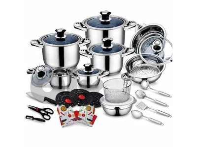 Harraz Stainless Steel cookware set 30 pcs