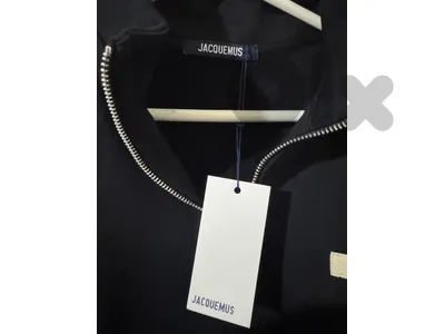 Authentic Jacquemus quarter zip up
