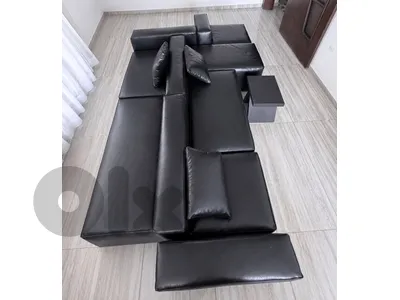 صالون جلد أصلي مناسب للبيوت و العيادات و الصالونات الكبيرة