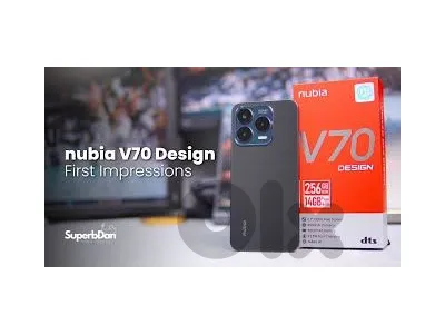 ZTE Nubia v 70 design 256 gb 16 ram makfoul