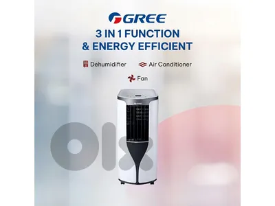 Gree 12000 BTU Portable Air Conditioner White - GPH12AL-K3NNA3A