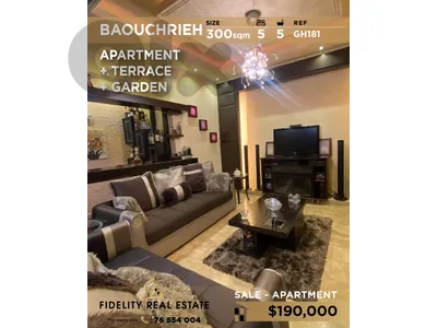 Apartment for sale in Baouchrieh GH181 شقة للبيع في البوشرية،