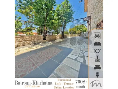 Batroun - Kfarhatna | Solar Panels | Furnished 90m² Loft + Terrace