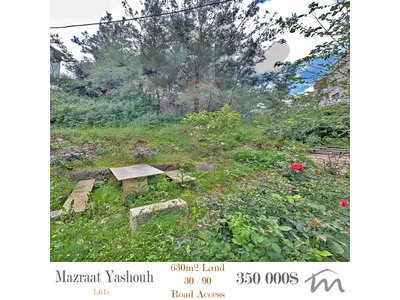 Mazraat Yashouh | 630m² Land | Road Access | 30/90 | Catchy Investment