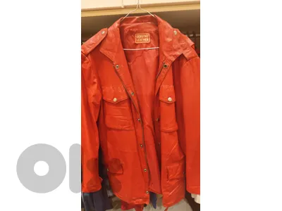 jaket real leather تبديل على ساعه