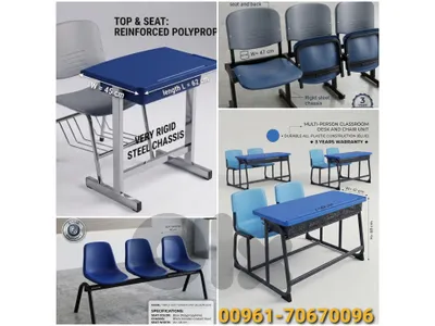 school tables and chairs