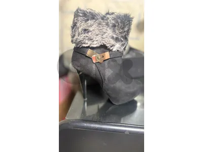 Boot leather and fur