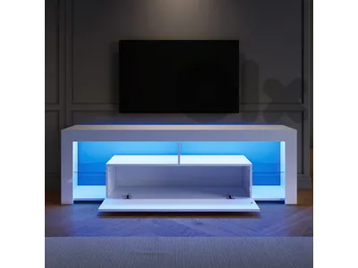 tv cabinet with Led lights and storage
