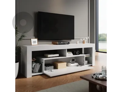 tv cabinet with Led lights and storage