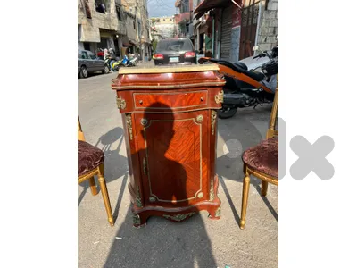 بهو مصري خشب زان انتيك وج رخام