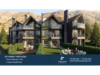 Duplex chalet for sale in Laqlouq with shared pool