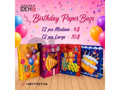 Birthday Themed  Bags