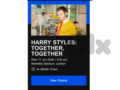 Harry Styles Concert Tickets - London June 17