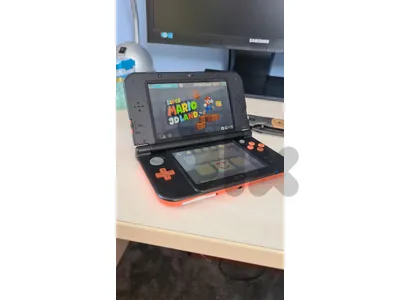 nintendo new 3ds xl orange black