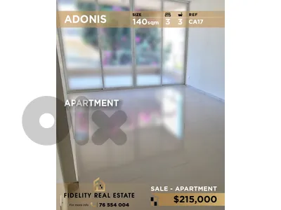 Apartment for sale in Adonis CA17 شقة للبيع في أدونيس