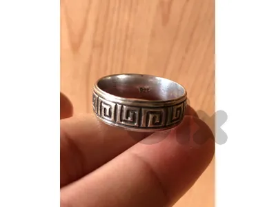 RING VERSACE SILVER 925 l خاتم فضه فيرزاتشي عريض و جميل