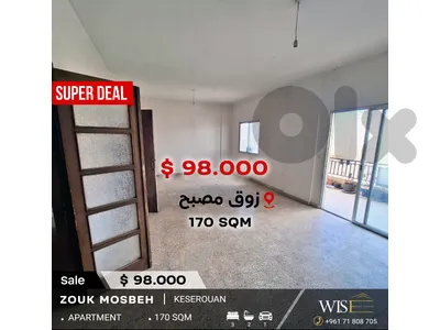 🏠 Spacious 170 SQM Apartment for SALE in Zouk Mosbeh!