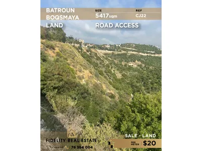 Land for sale in batroun CJ22 أرض للبيع في البترون