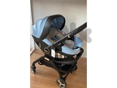 car seat and stroller