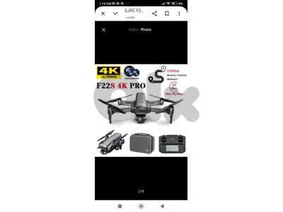مطلوب درون  مستعمل بحالة جيدة نوع SJRC F22S 4K PRO بسعر 180 دولار