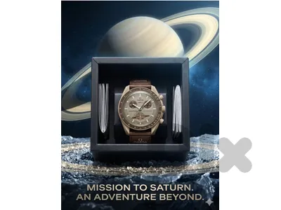 Mission to Saturn Swatch - Omega watch