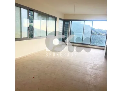 L21519 Apartment With Panoramic Mountain View For Sale in Jamhour