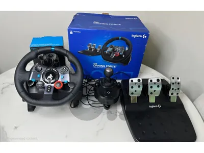 logitech g29 driving force racing wheel and pedals with shifter