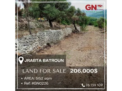 Land in Jrabta Batroun 5152m² ONLY for 206K في جربتا البترون Land in Jrabta Batroun 5152m² ONLY for 206K في جربتا البترون