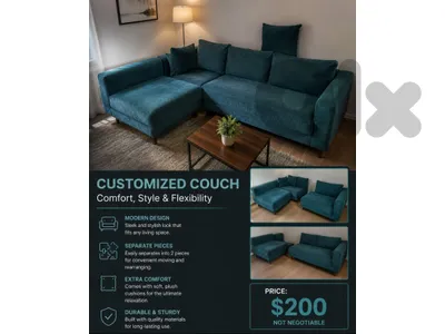 customized couch