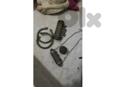 old silver accessories
