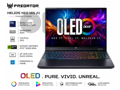BRAND NEW SEALED ACER PREDATOR HELIOS NEO ULTRA 9 275HX WITH RTX 5060