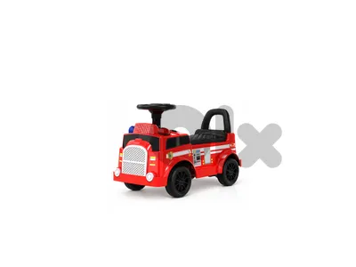 Fire Rescue Ride-On Kids Push Car - سيارة دفع بتصميم إنقاذ وإطفاء