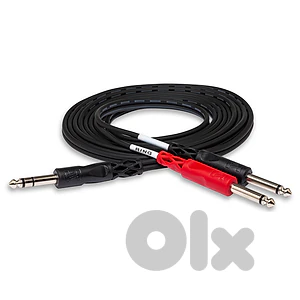HOSA 1/4 TRS M TO DUAL 1/4 TS M
