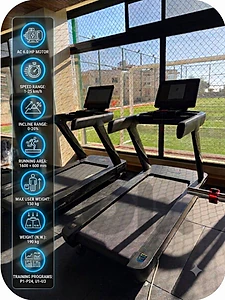 motorized treadmill 6.0hp AC motor