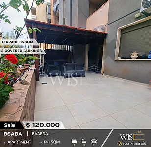 🏠 141 SQM Fully Furnished Apartment for SALE in Bsaba – Calm Area!