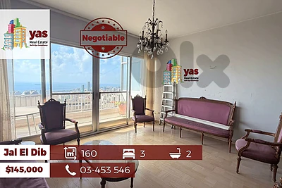 Jal El Dib 160m2 | Calm Area | Spacious Flat | Sea View | Catch | MJ
